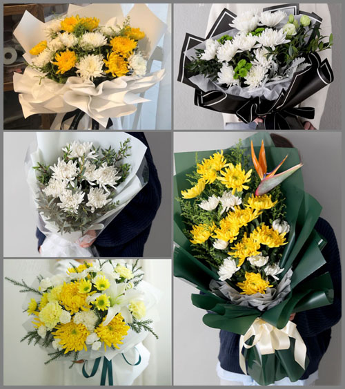 贵州贵阳清镇市暗流镇花地村白事花束代送